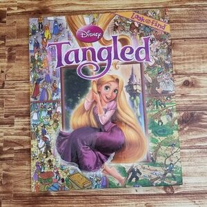 Disney Tangled Rapunzel Look-and-Find Puzzle Book Pi Kids Hardcover